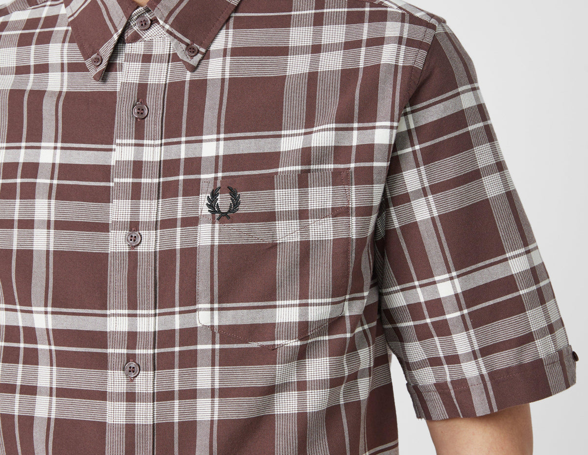 Fred Perry Tartan Short Sleeve Shirt