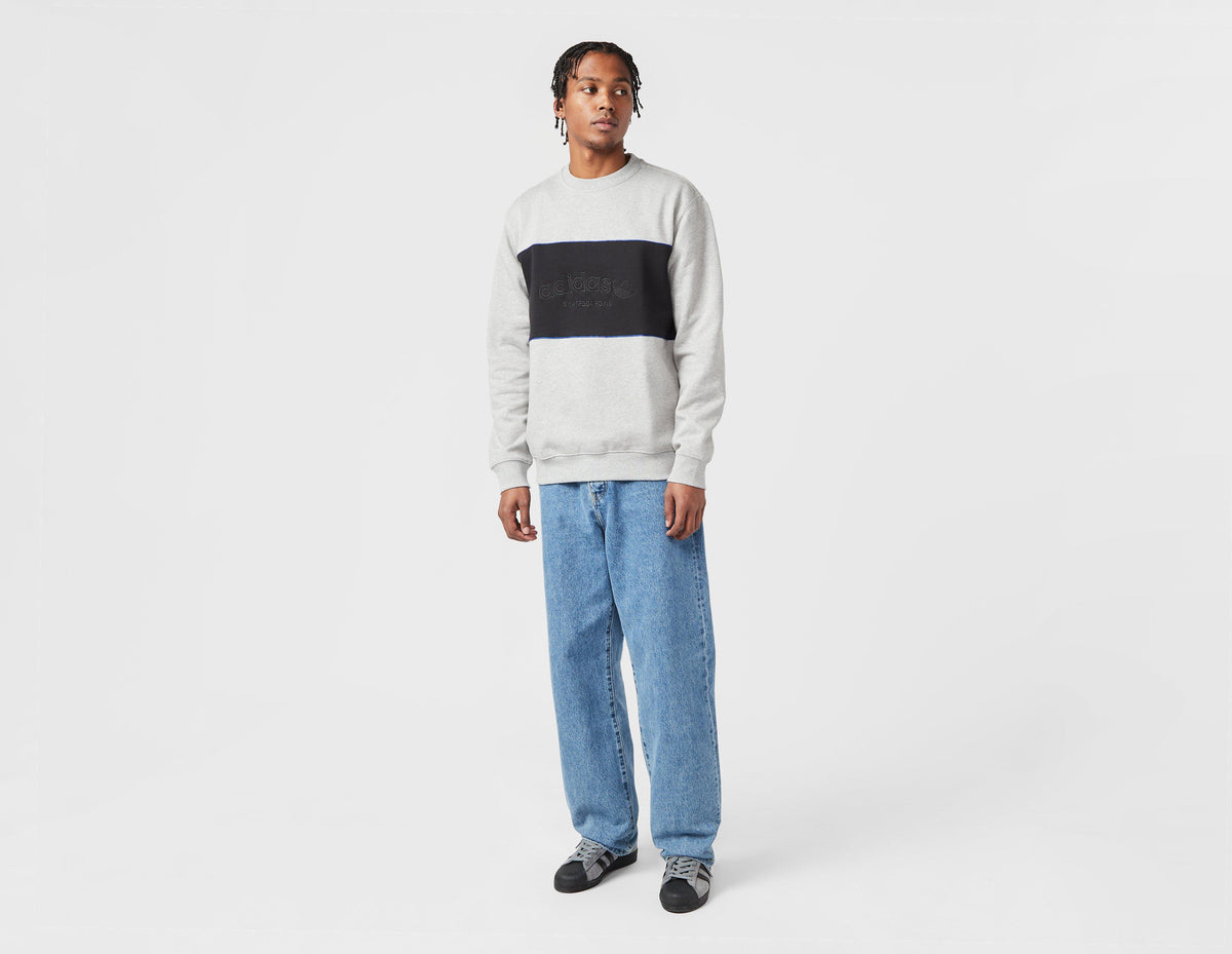 adidas Skateboarding Arched Logo Crew Sweatshirt