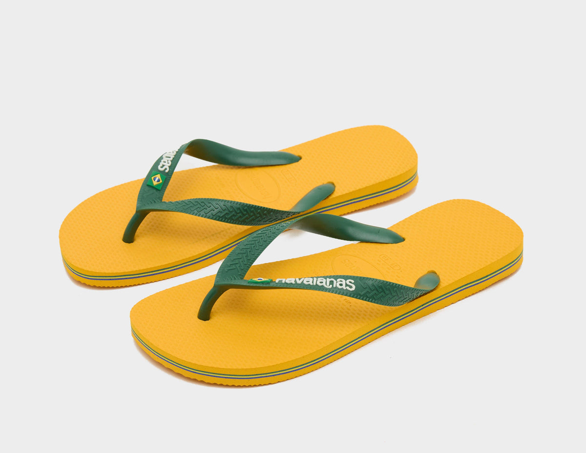 Havaianas Brasil Logo Flip Flops