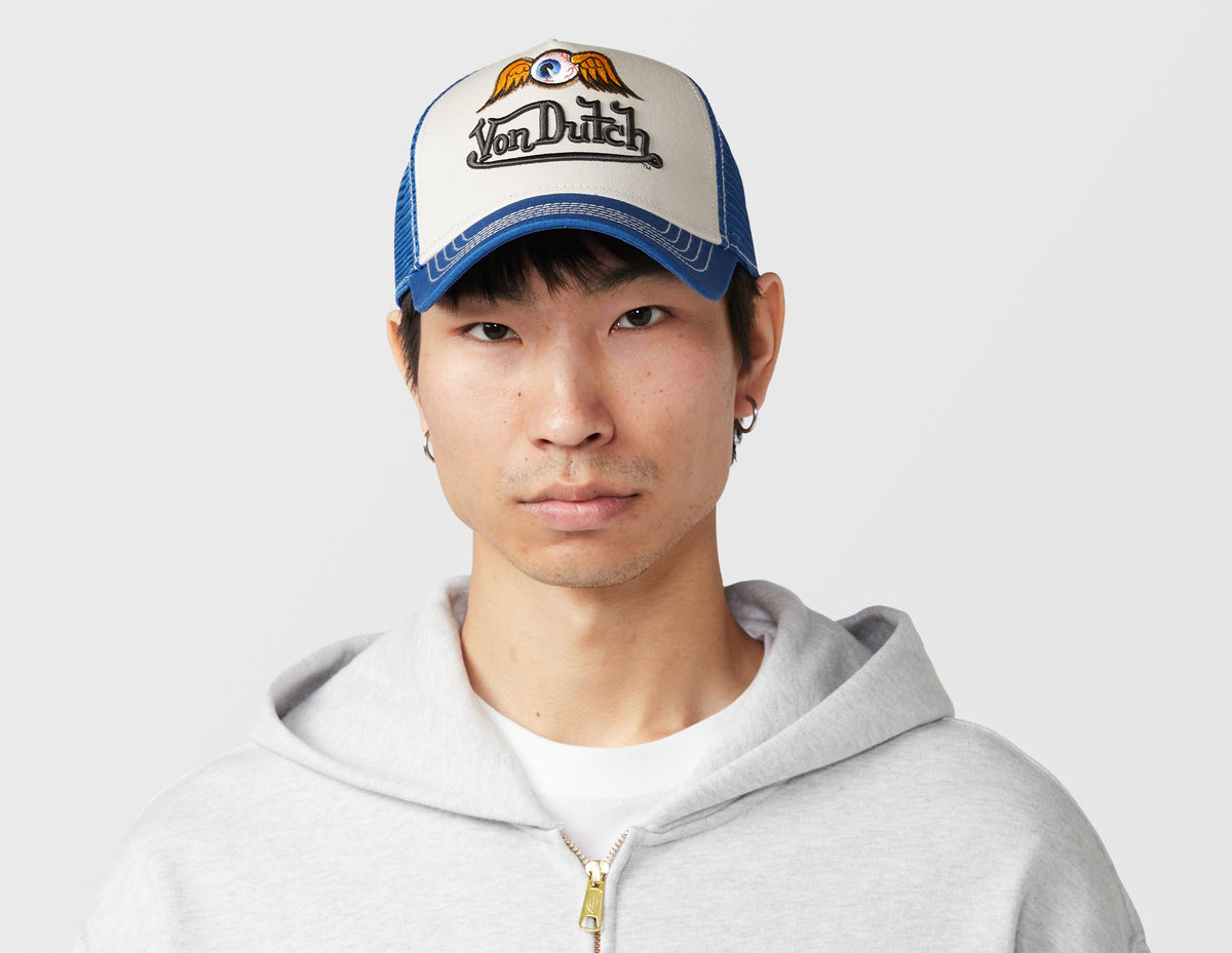 Von Dutch Heavy Embroidered Flying Eye Trucker Cap