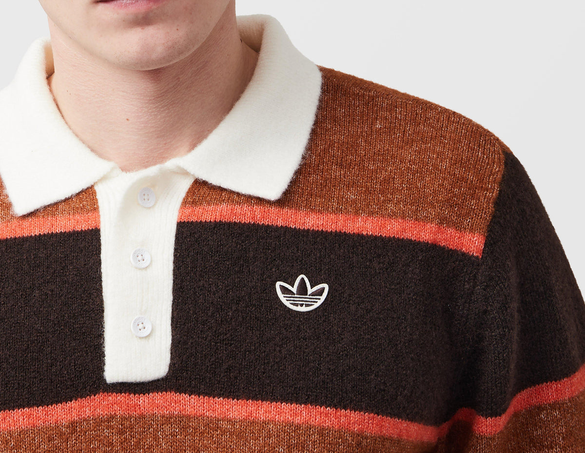 adidas Originals Winter Club Stripe Polo Shirt