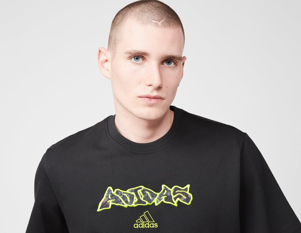adidas Originals Camo Graffiti T-Shirt - size? exclusive