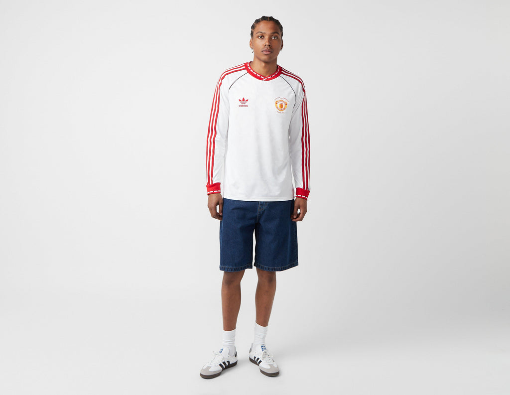 adidas Manchester United Long Sleeve Away Jersey 91
