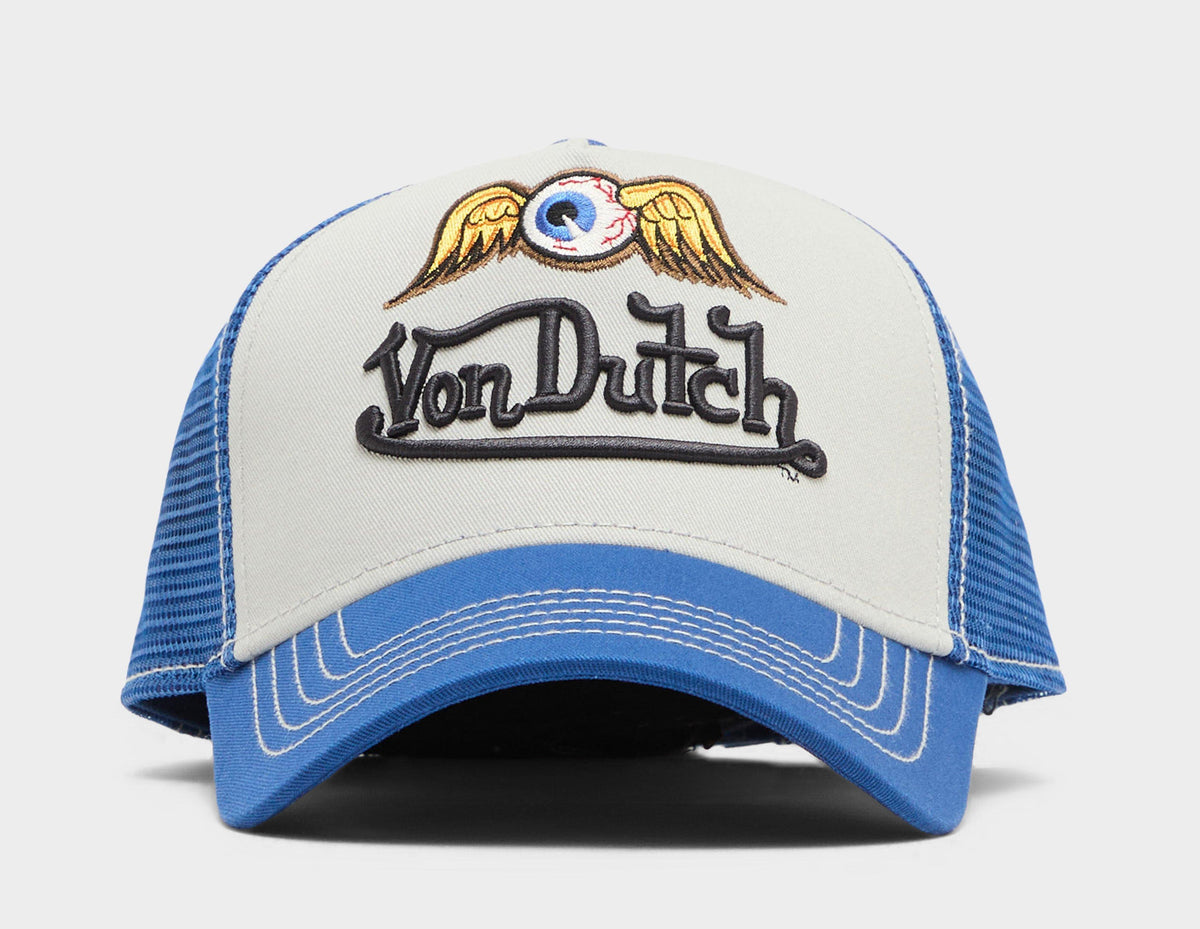 Von Dutch Heavy Embroidered Flying Eye Trucker Cap