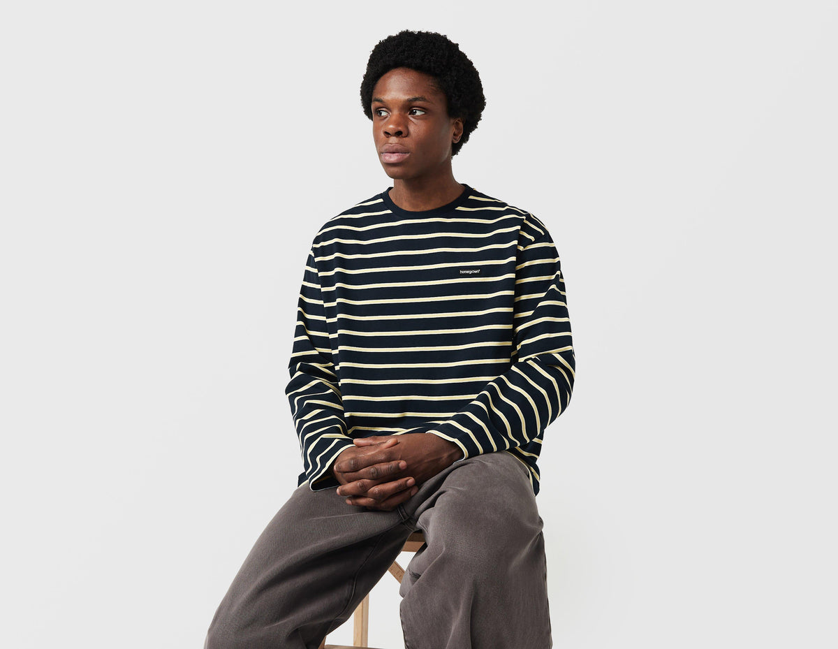 Home Grown Boson Long Sleeve Striped T-Shirt