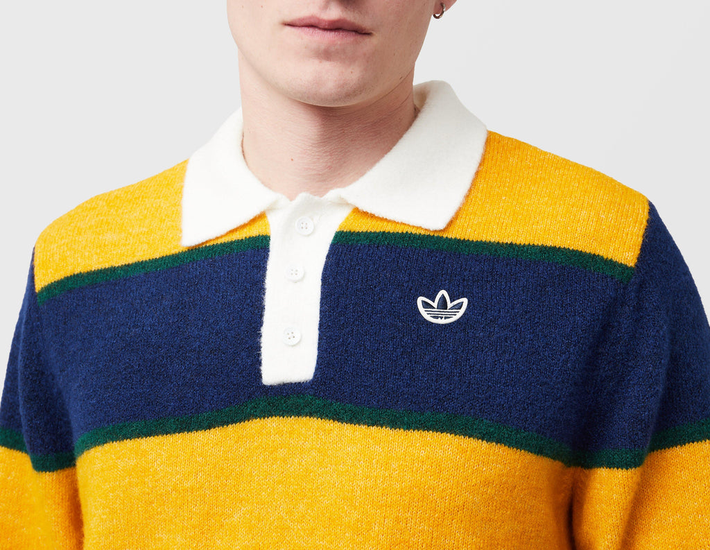 adidas Originals Winter Club Stripe Polo Shirt