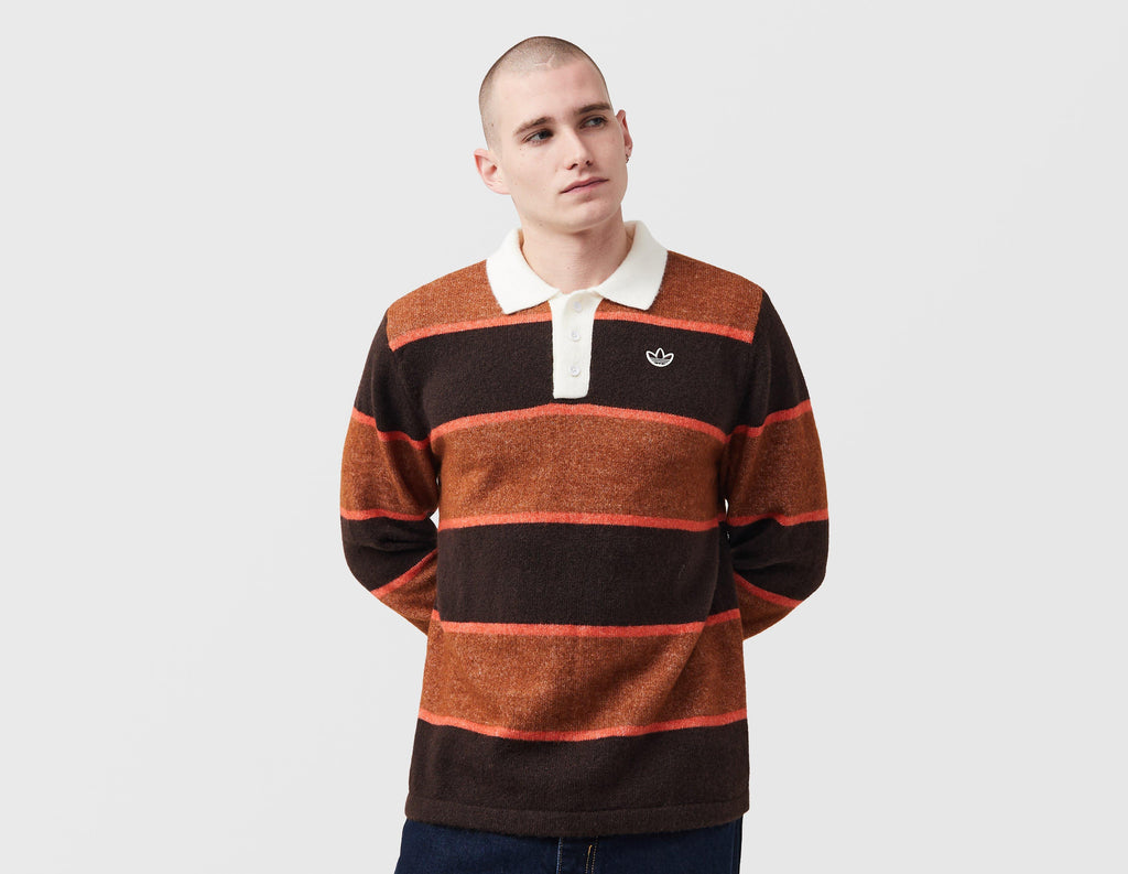 adidas Originals Winter Club Stripe Polo Shirt