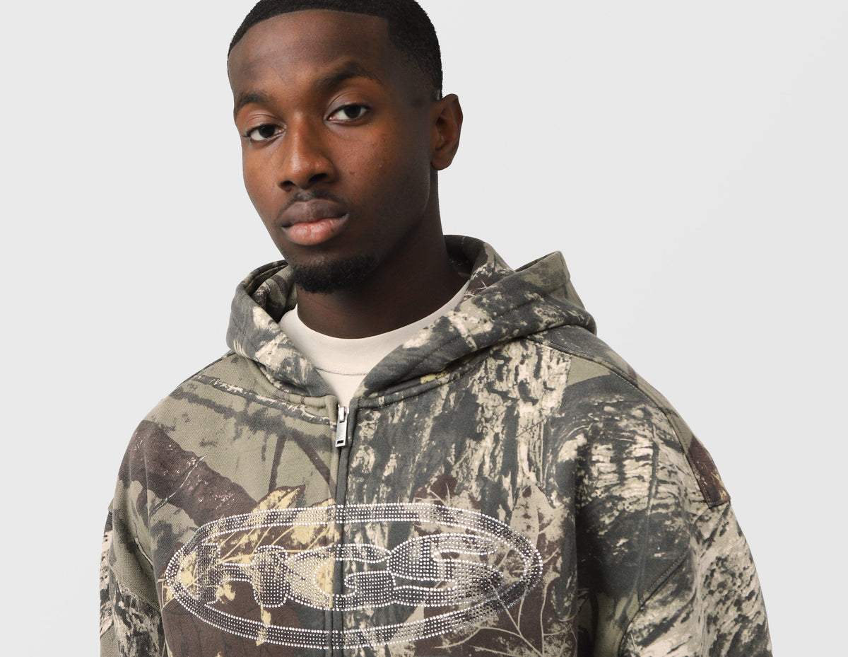 Home Grown Rhinestone Wade Zip Hoodie
